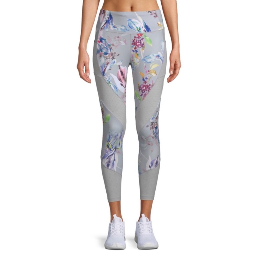 Floral workout capris